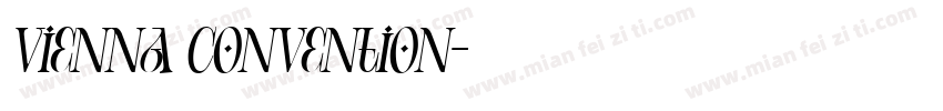 Vienna Convention字体转换